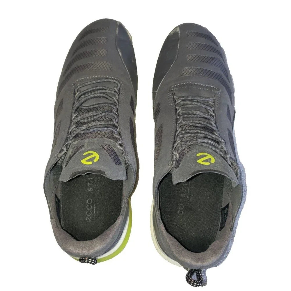 Ecco Men's Zipflex Breathru Hydromax Lace Sneaker Phorene Footbed Shoe Size 7.5